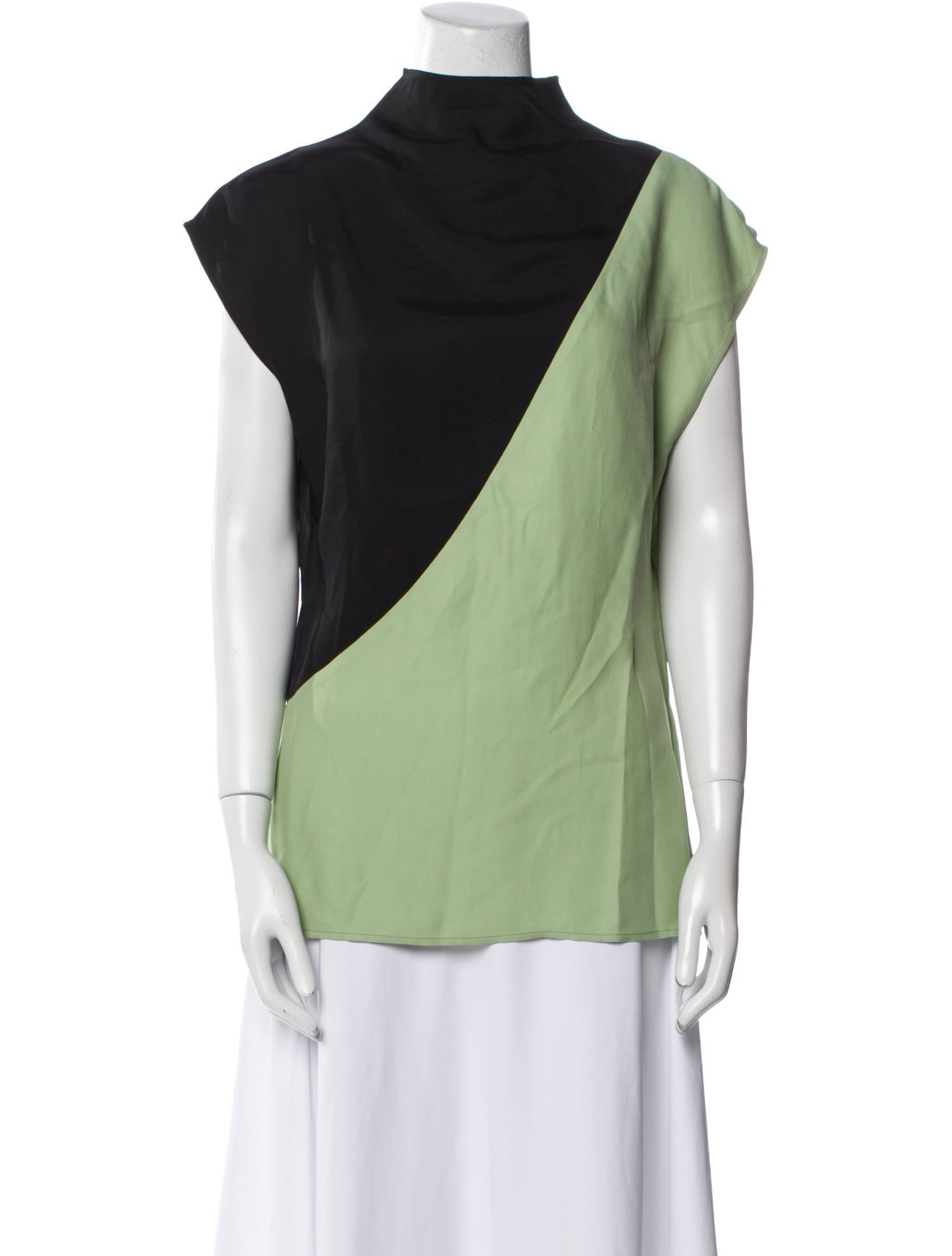 Gauchere Cowl Neck Sleeveless Top