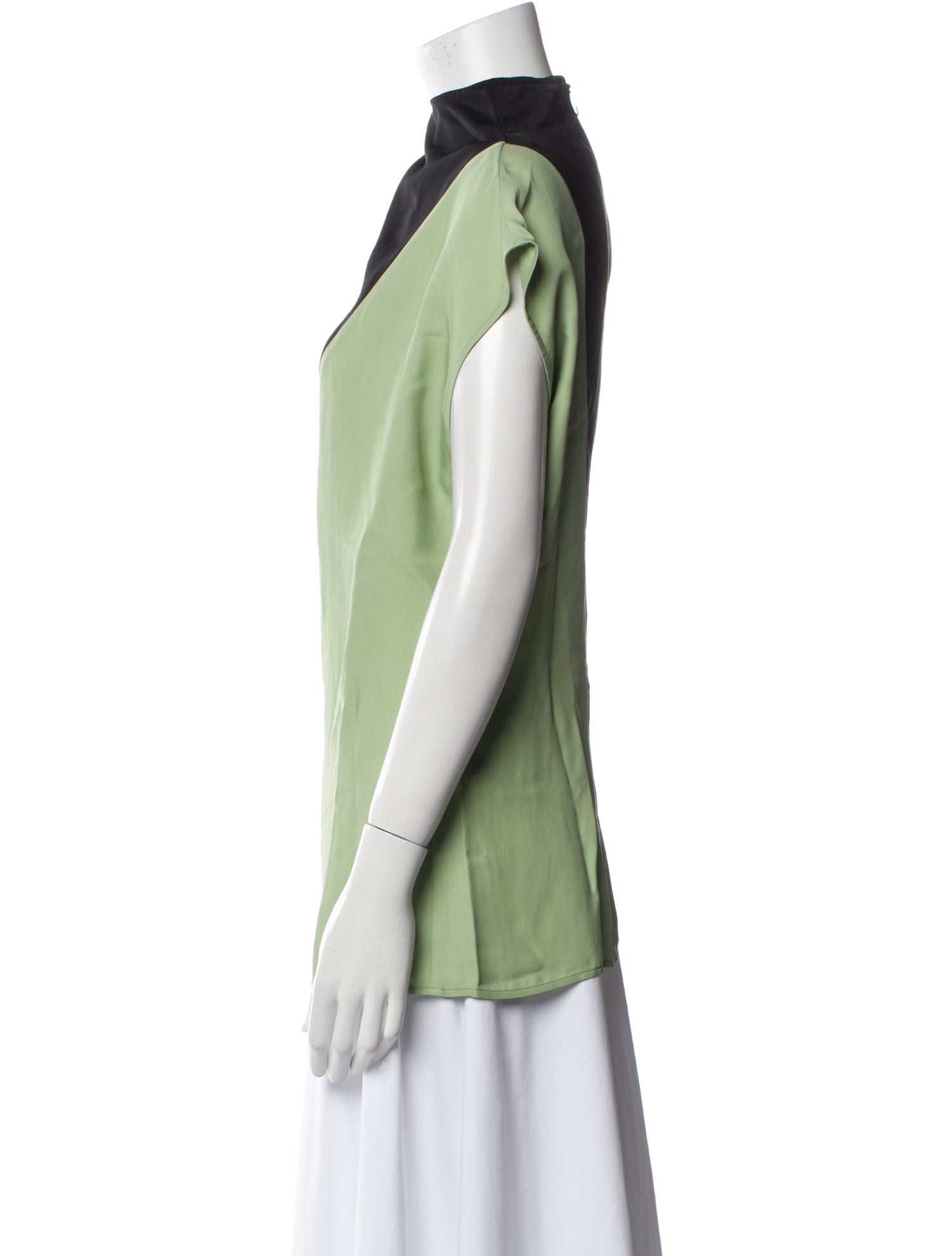 Gauchere Cowl Neck Sleeveless Top