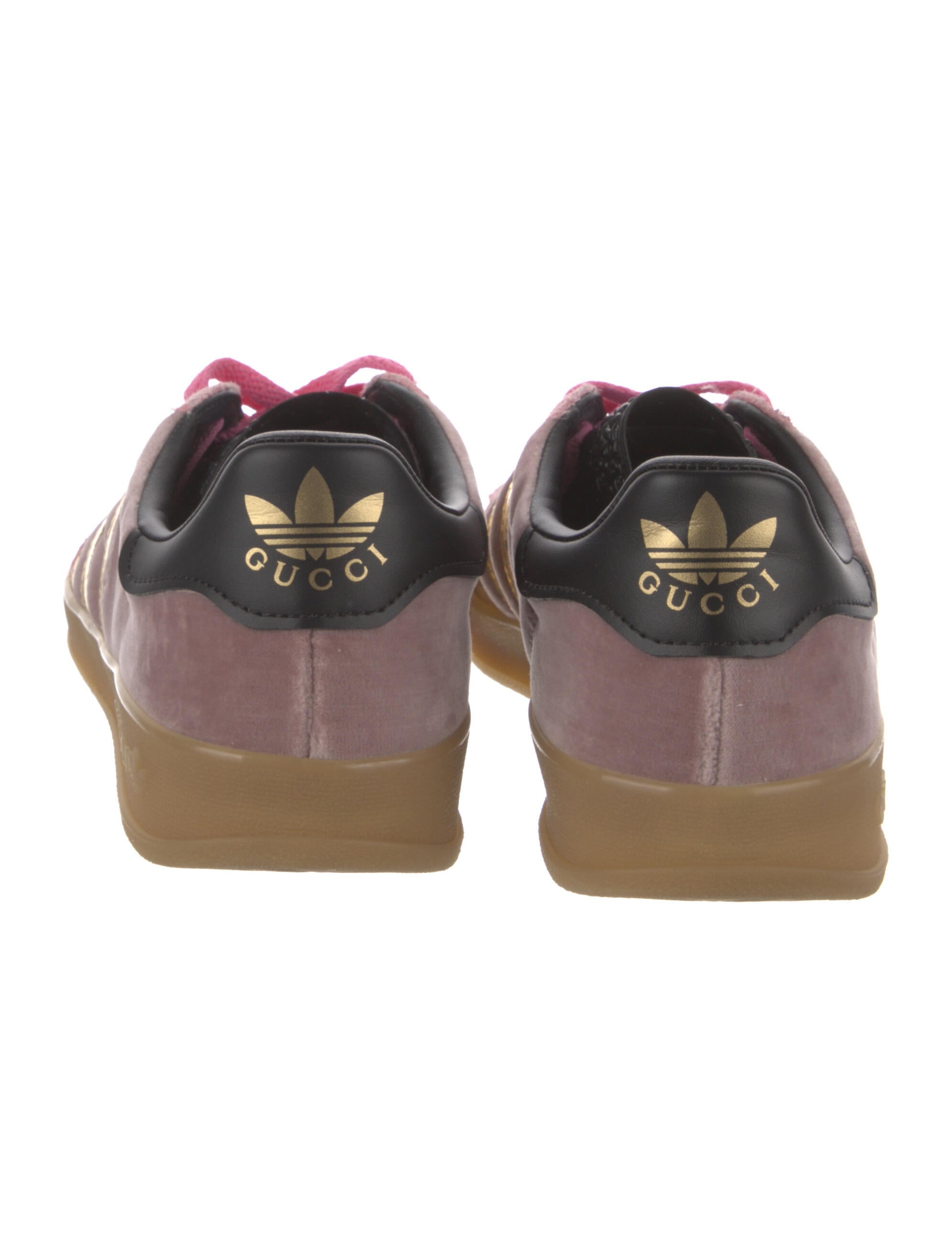 adidas gazelle silver green womens Gucci X ADIDAS Softy Velvet Suede Madeira Demetra Womens Gazelle Sneakers  4.5 Pink Gold 1751732  FASHIONPHILE