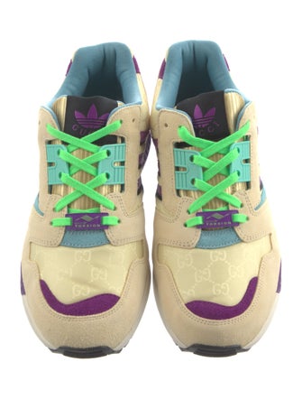 Gucci x Adidas ZX 8000 'Beige GG Monogram' Athletic Sneakers
