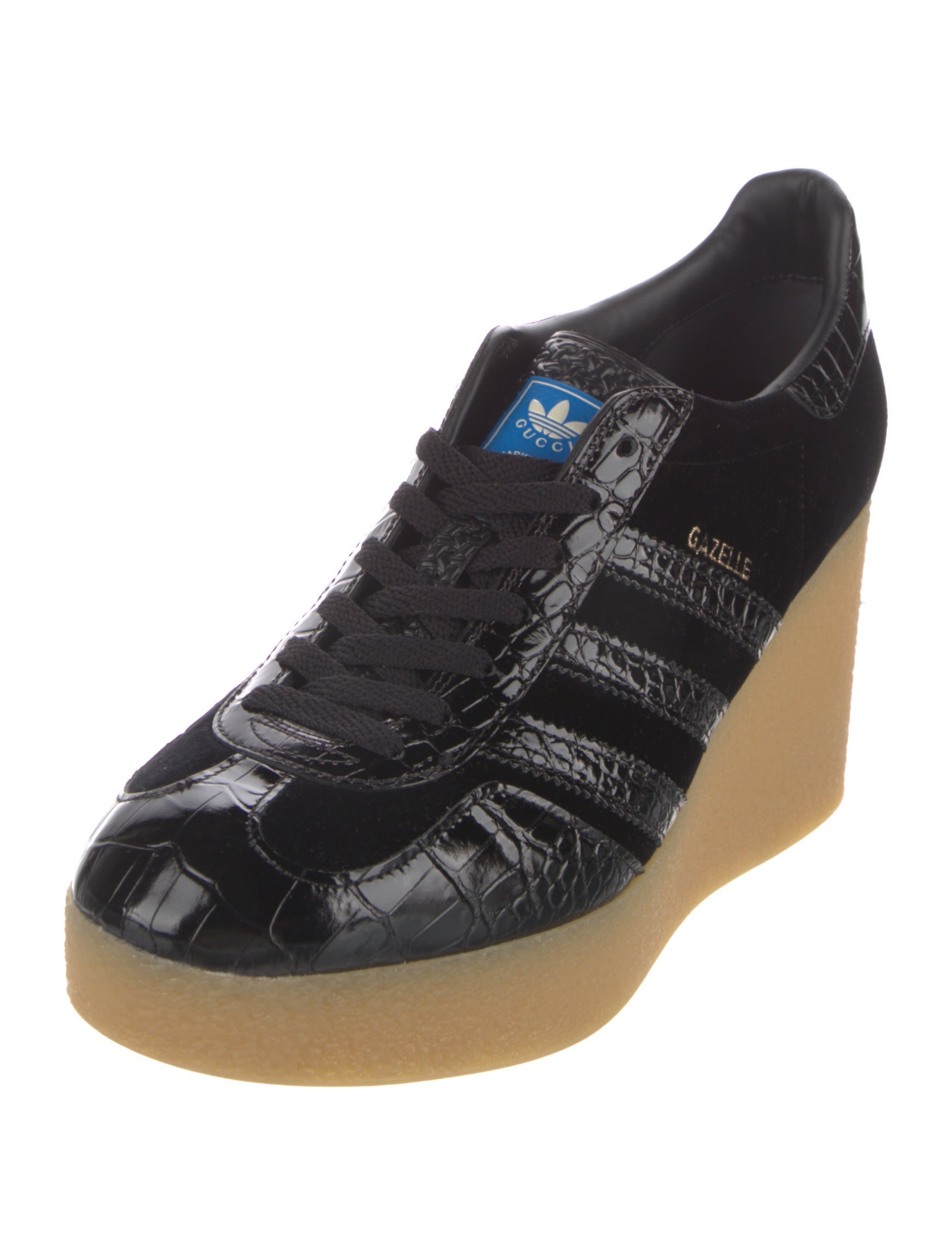 Gucci x Adidas Wedge Gazelle Wedge Sneakers