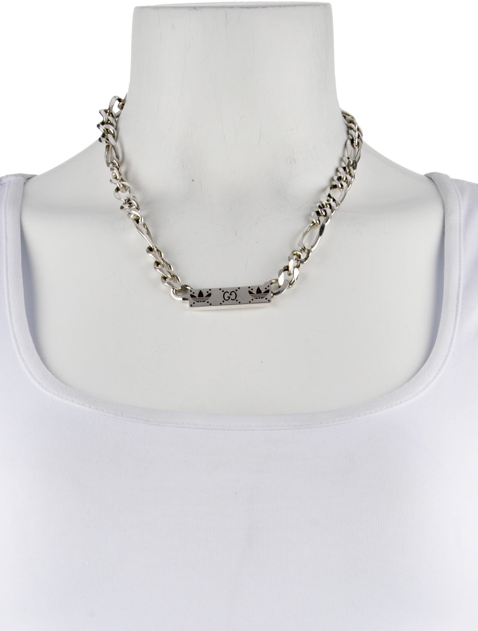Gucci x Adidas Gourmette Chain Necklace - Sterling Silver