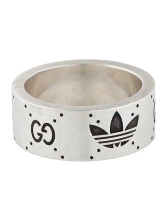 Gucci x Adidas Engraved GG Wide Band