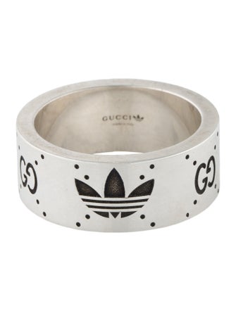 Gucci x Adidas Engraved GG Wide Band