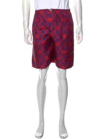 Gucci x Adidas Silk Athletic Shorts