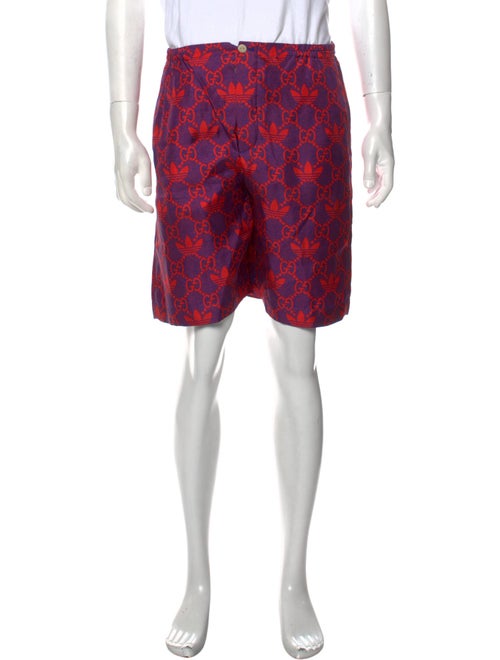 Gucci x Adidas Silk Athletic Shorts