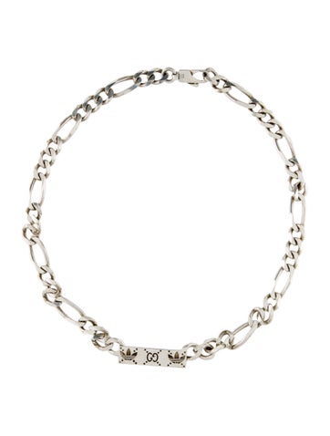 Gucci x Adidas Collar Gourmette Chain Necklace