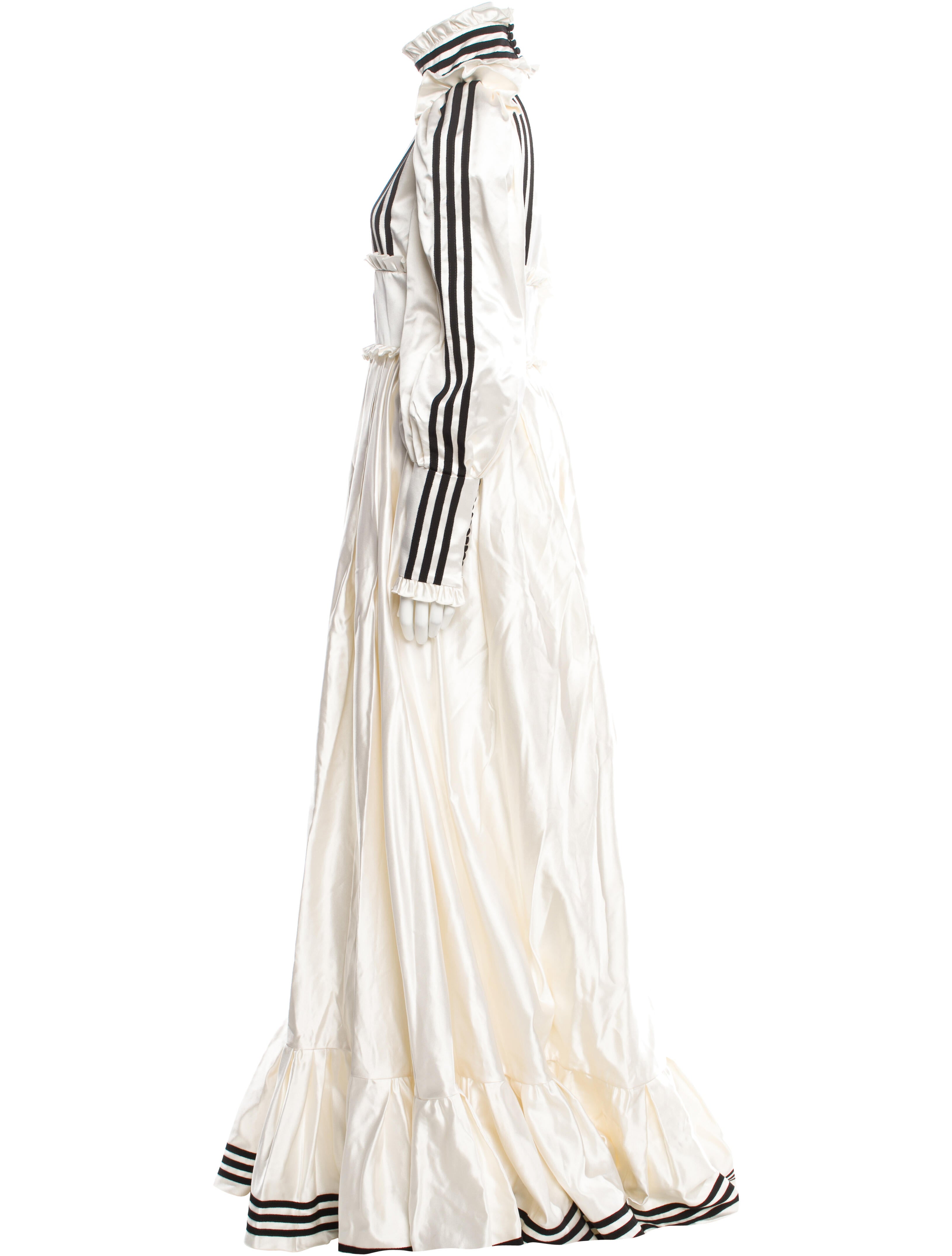 Gucci x Adidas Victorian Long Dress - White Dresses