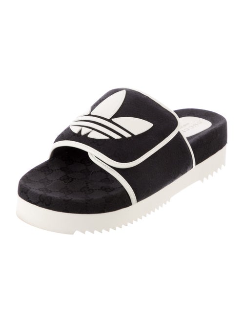 Gucci x Adidas Graphic Print Slides