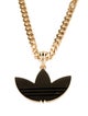 Gucci x Adidas Gourmette Trefoil Pendant Necklace
