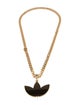 Gucci x Adidas Gourmette Trefoil Pendant Necklace