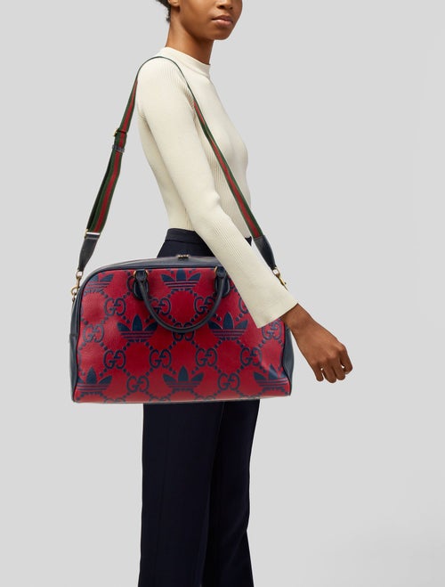 Gucci x Adidas Web Weekender Bag