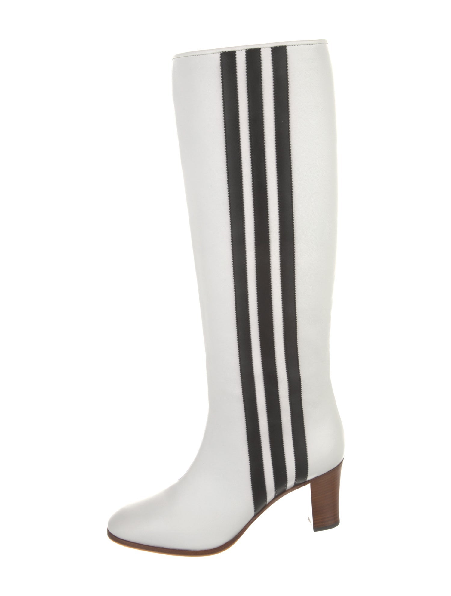 Gucci x Adidas Leather Leather Trim Embellishment Sock Boots