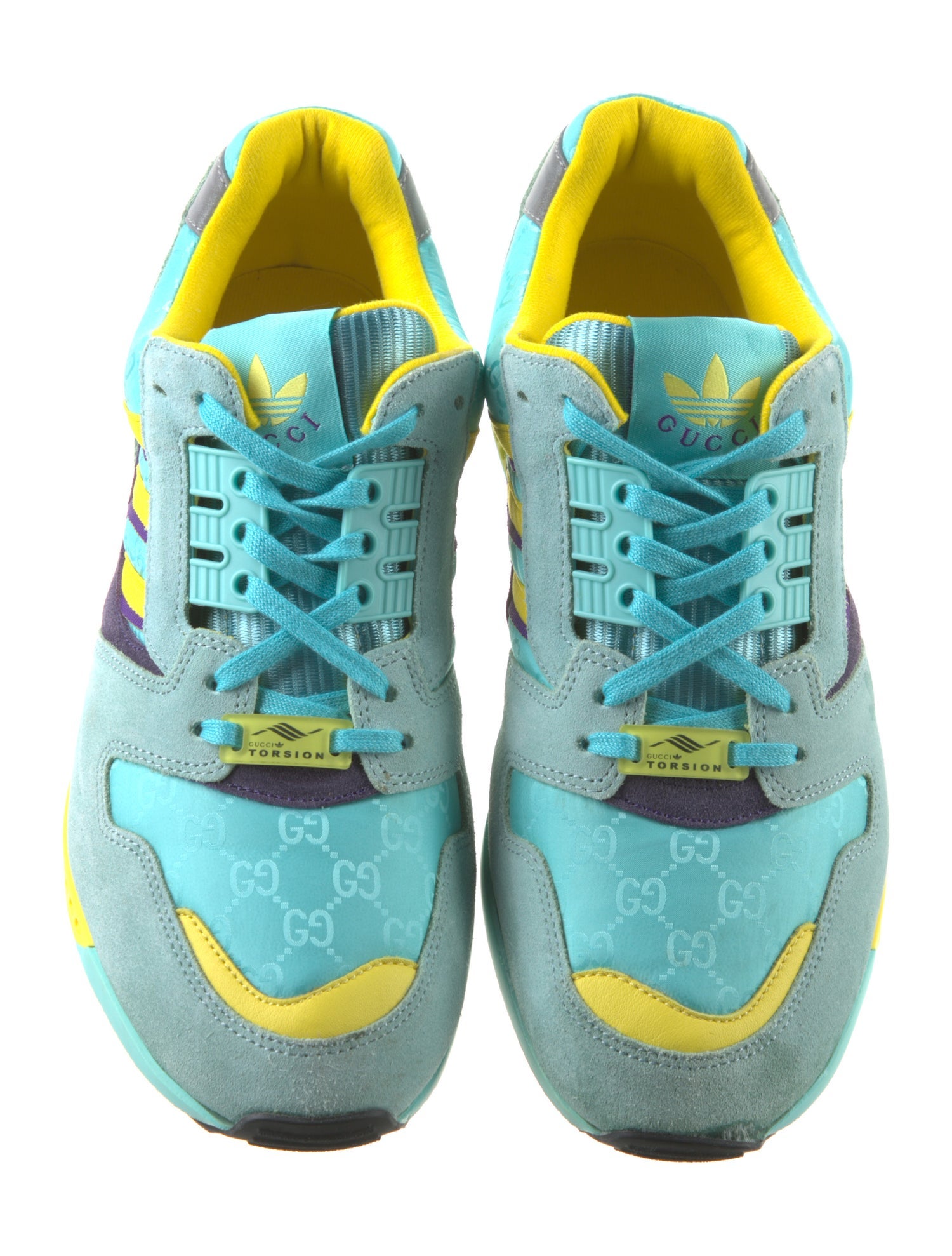 Gucci x Adidas ZX8000 Athletic Sneakers - Blue Sneakers