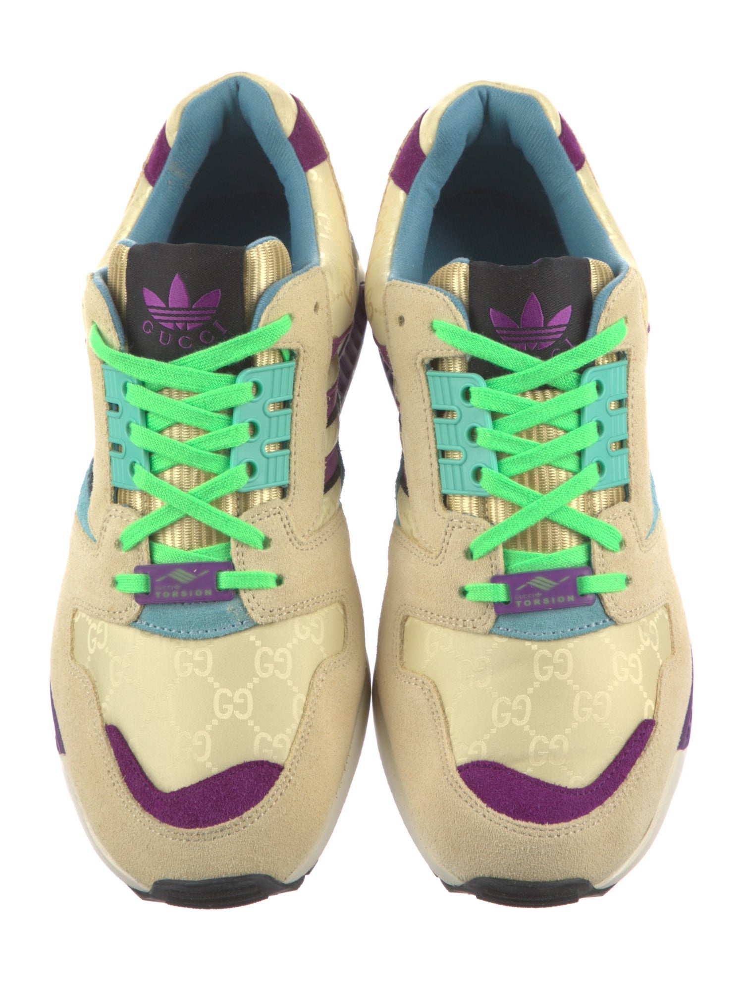 Gucci x Adidas ZX 8000 Athletic Sneakers w/ Tags - Neutrals