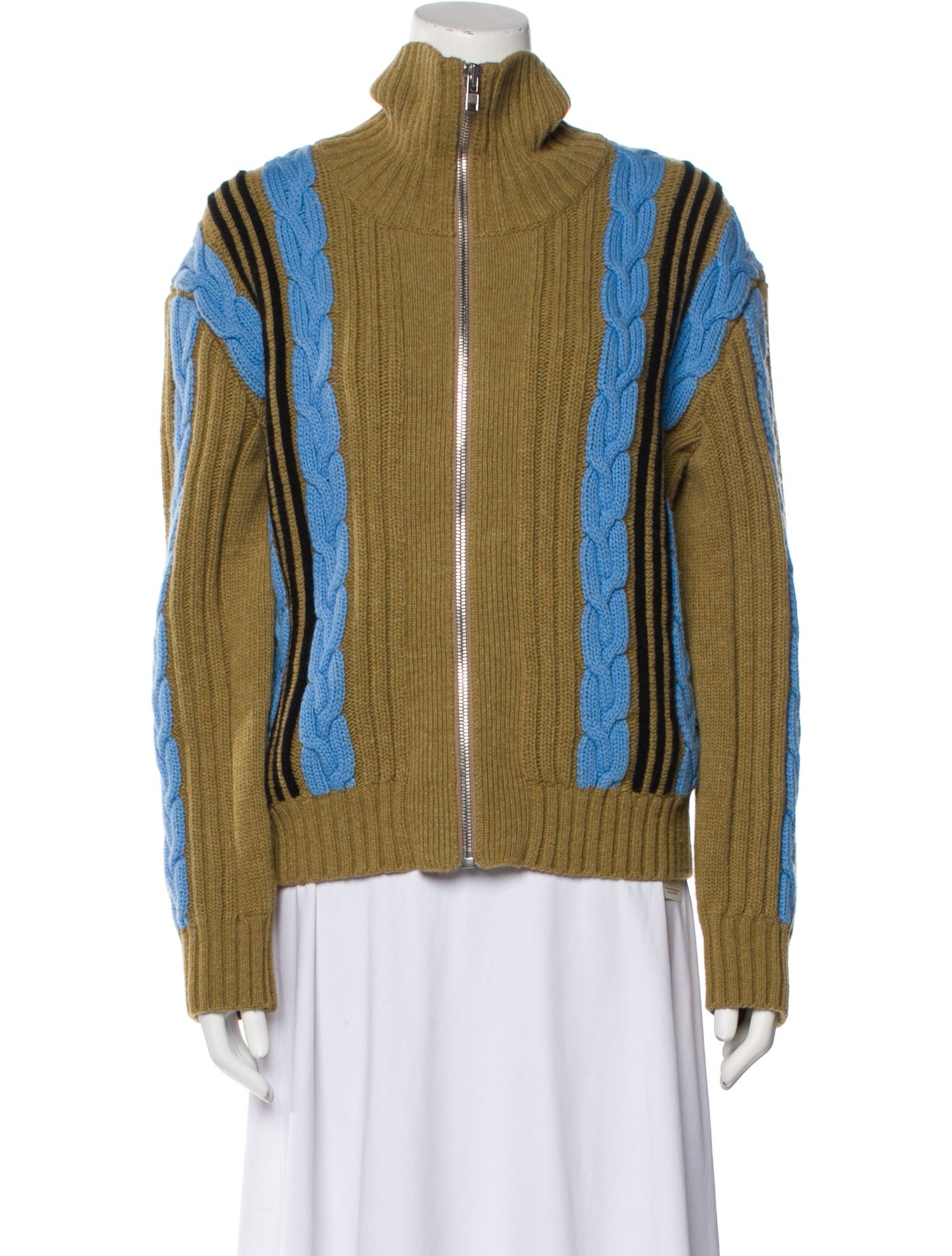 Gucci x Adidas 2022 Cable Knit Zip Sweater w/ Tags