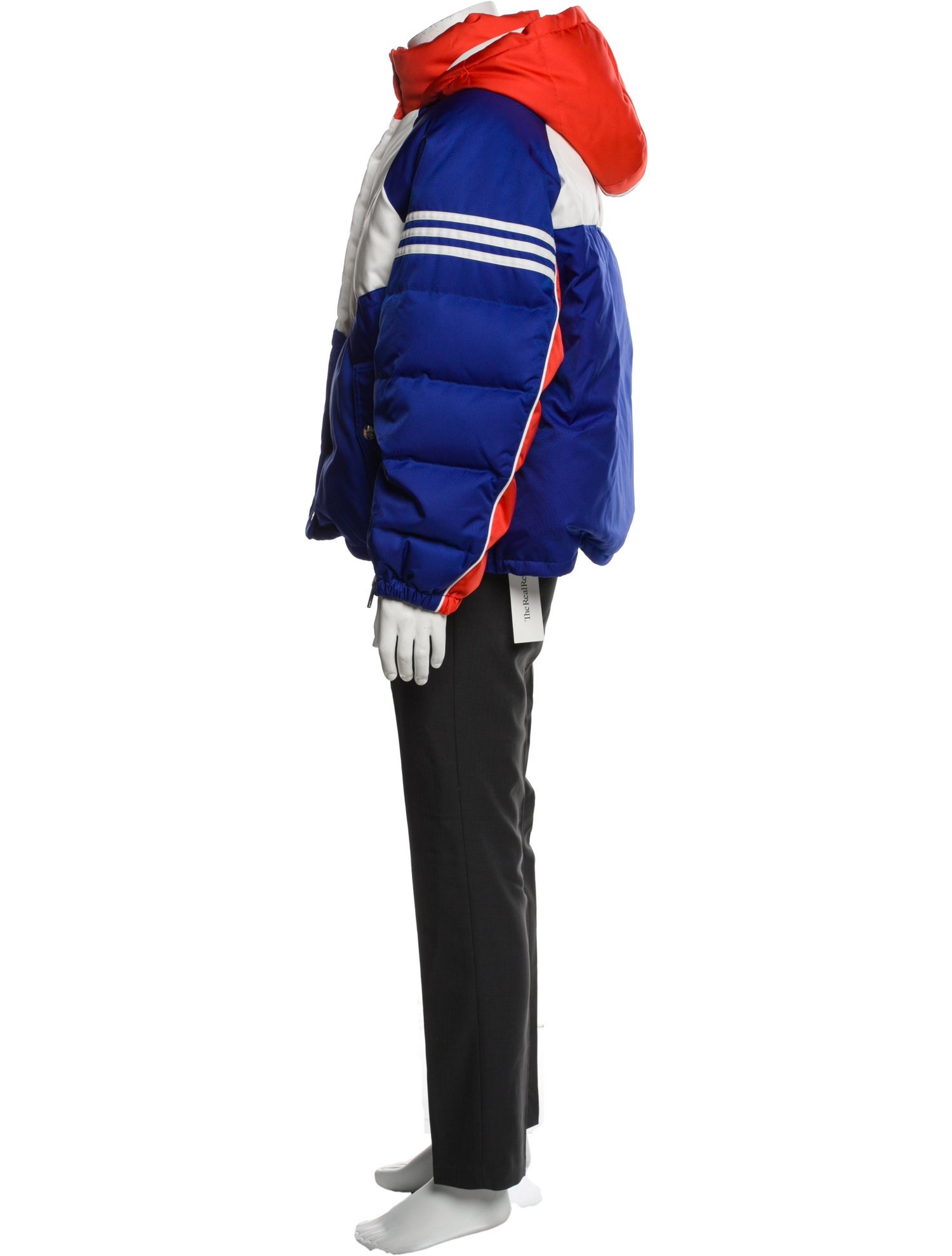 Gucci x Adidas 2023 Colorblock Pattern Parka w/ Tags