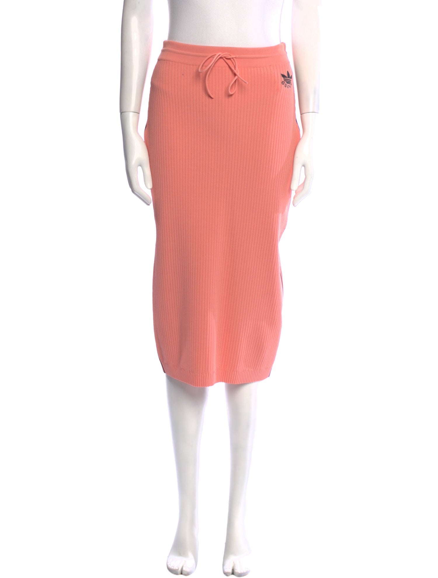 Gucci x Adidas Silk Knee-Length Skirt w/ Tags