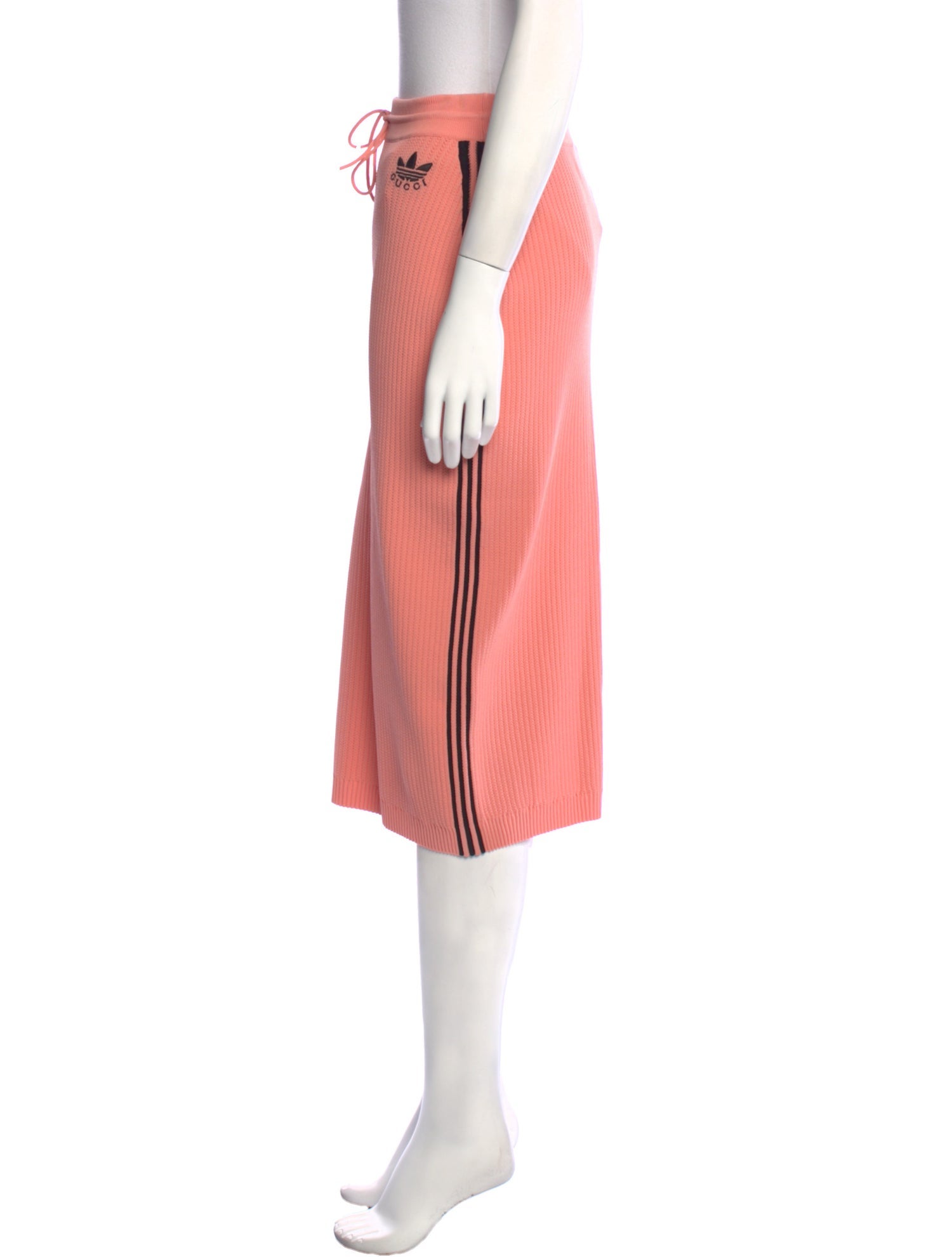 Gucci x Adidas Silk Knee-Length Skirt w/ Tags