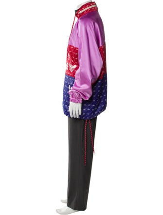 Gucci x Adidas Graphic Print Windbreaker