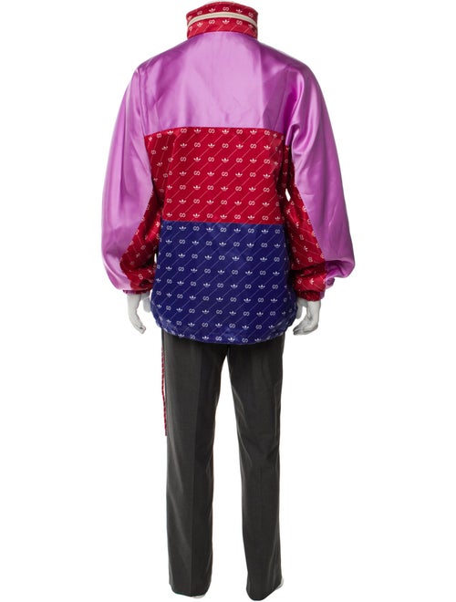 Gucci x Adidas Graphic Print Windbreaker