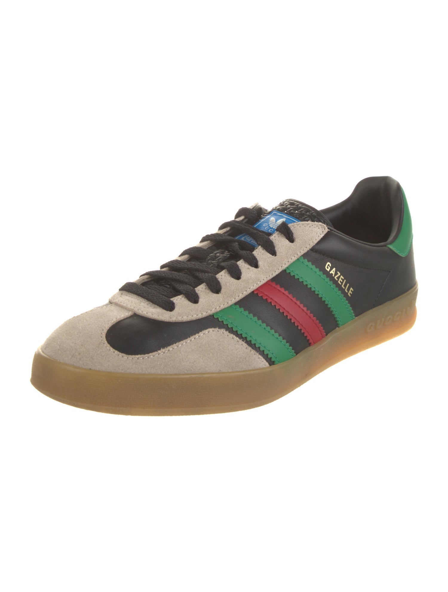 Gucci x Adidas Gazelle Black Green Red Sneakers