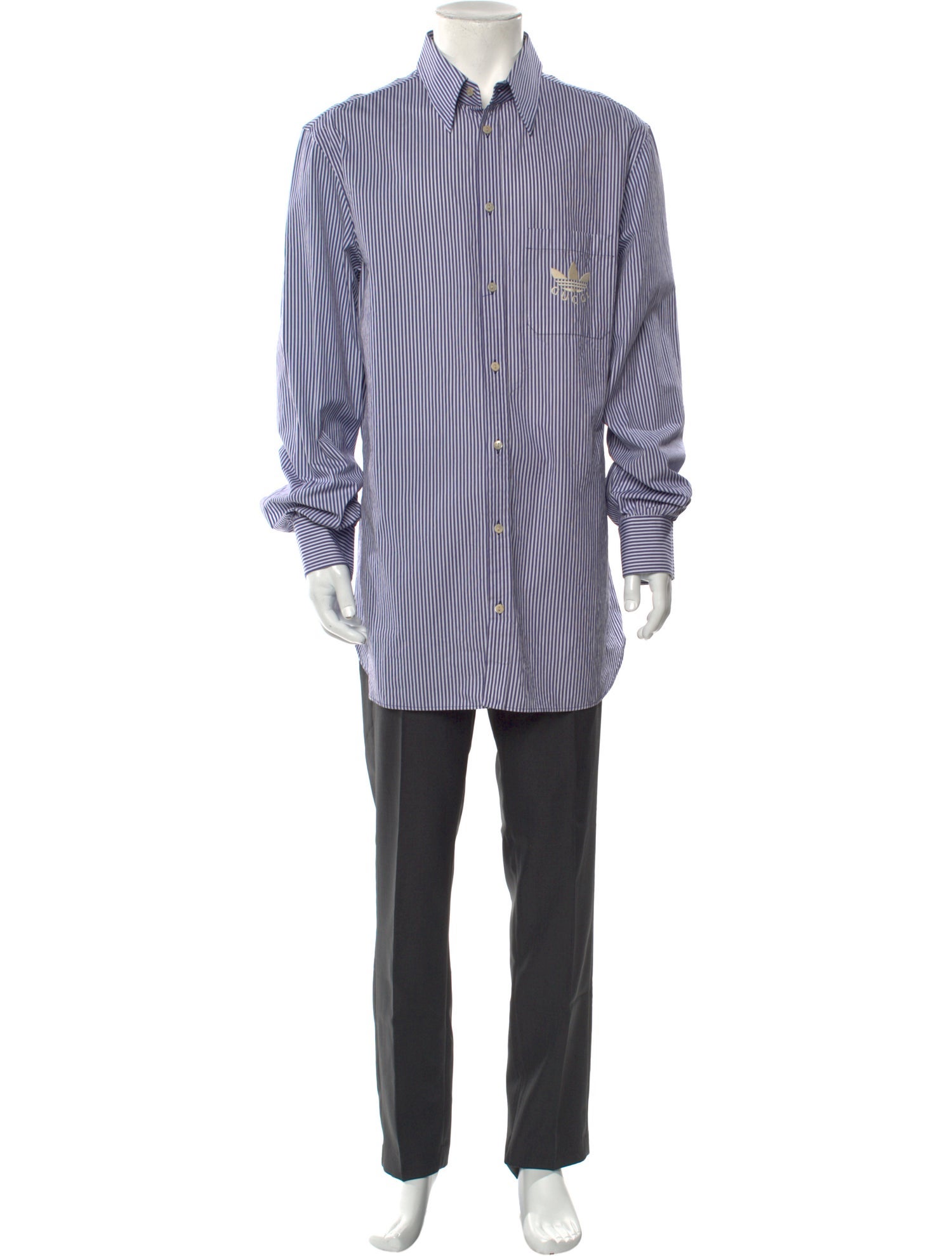 Gucci x Adidas 2022 Logo Dress Shirt