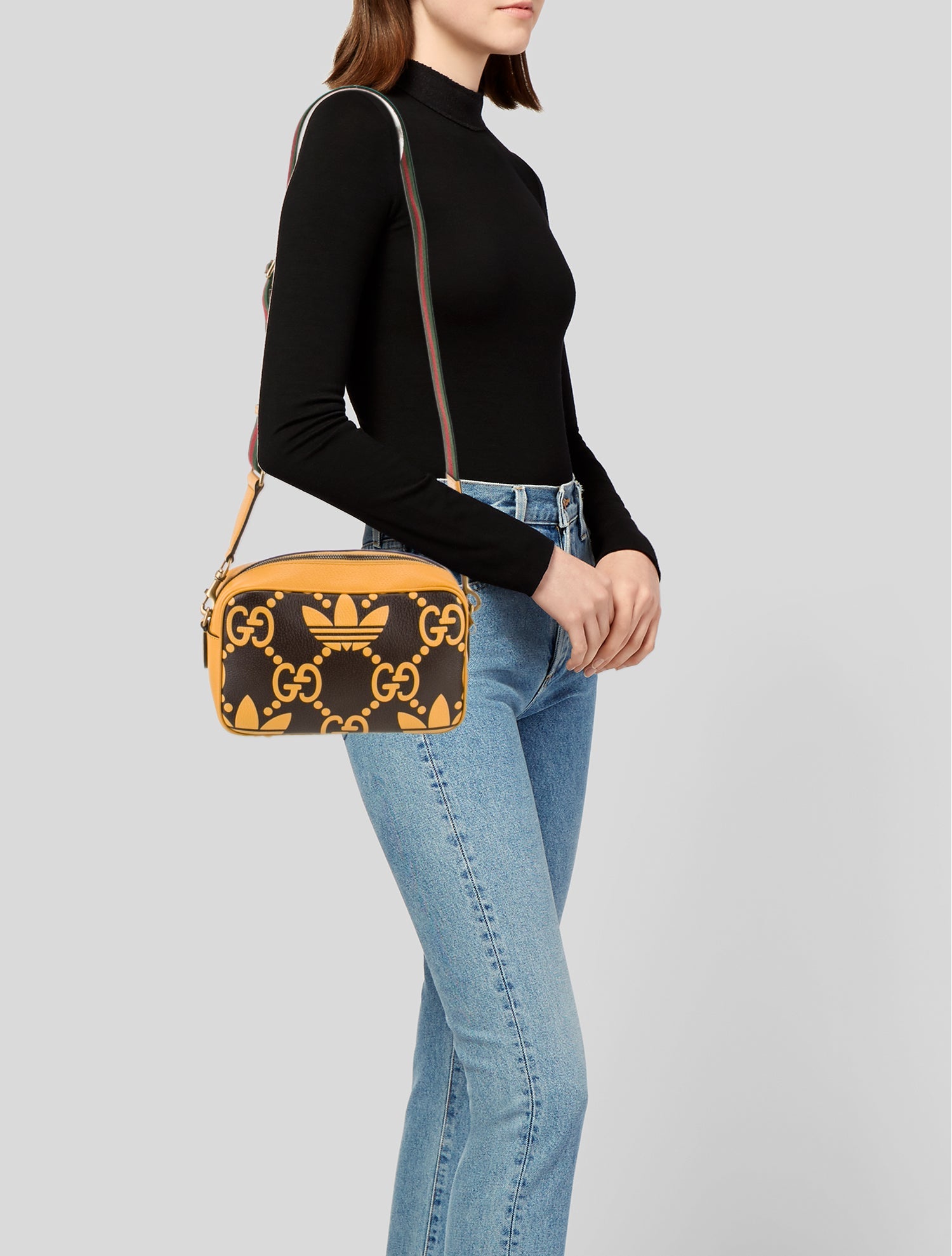 Gucci x Adidas Web Shoulder Bag Small