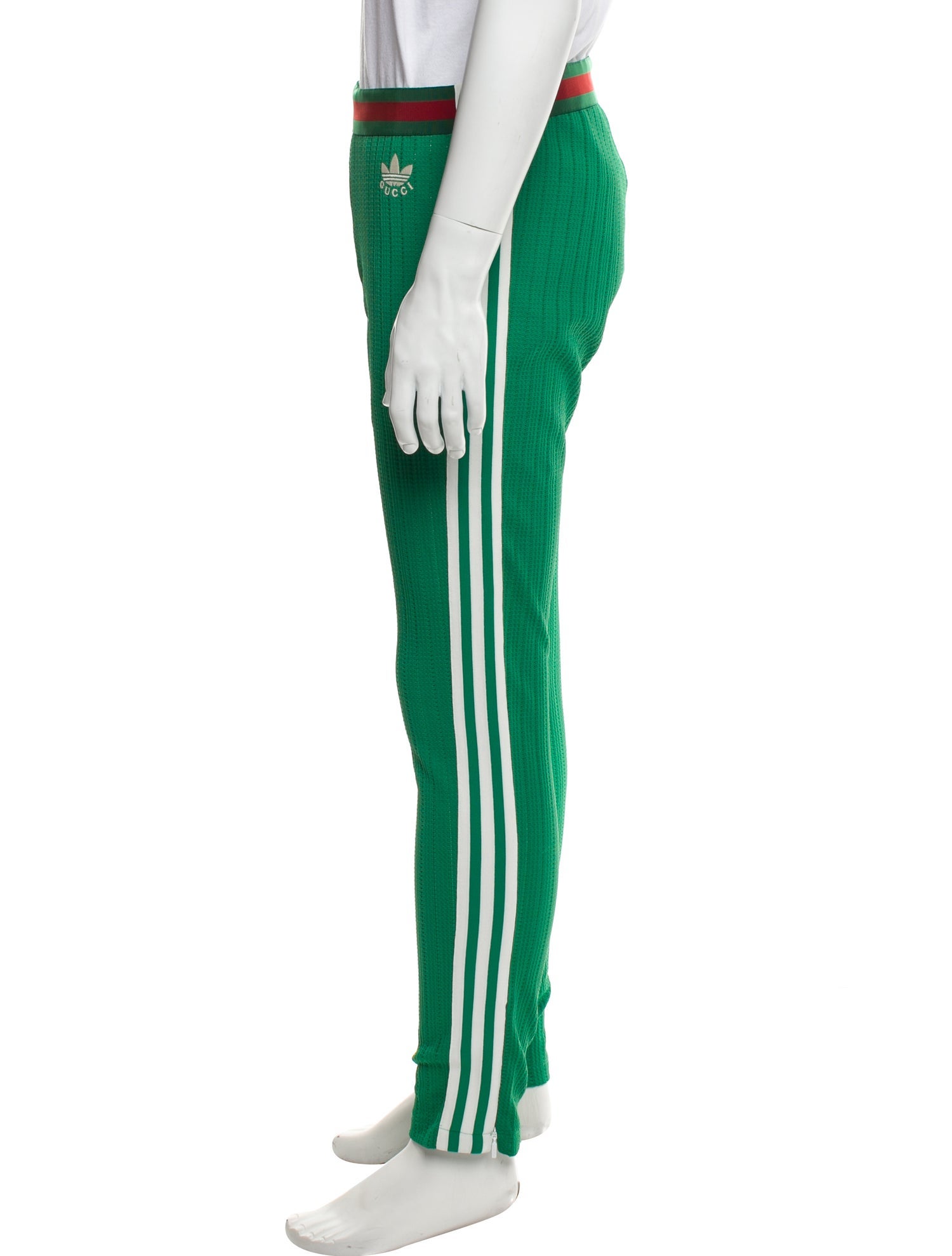 Gucci x Adidas Web Accent Striped Lounge Bottoms