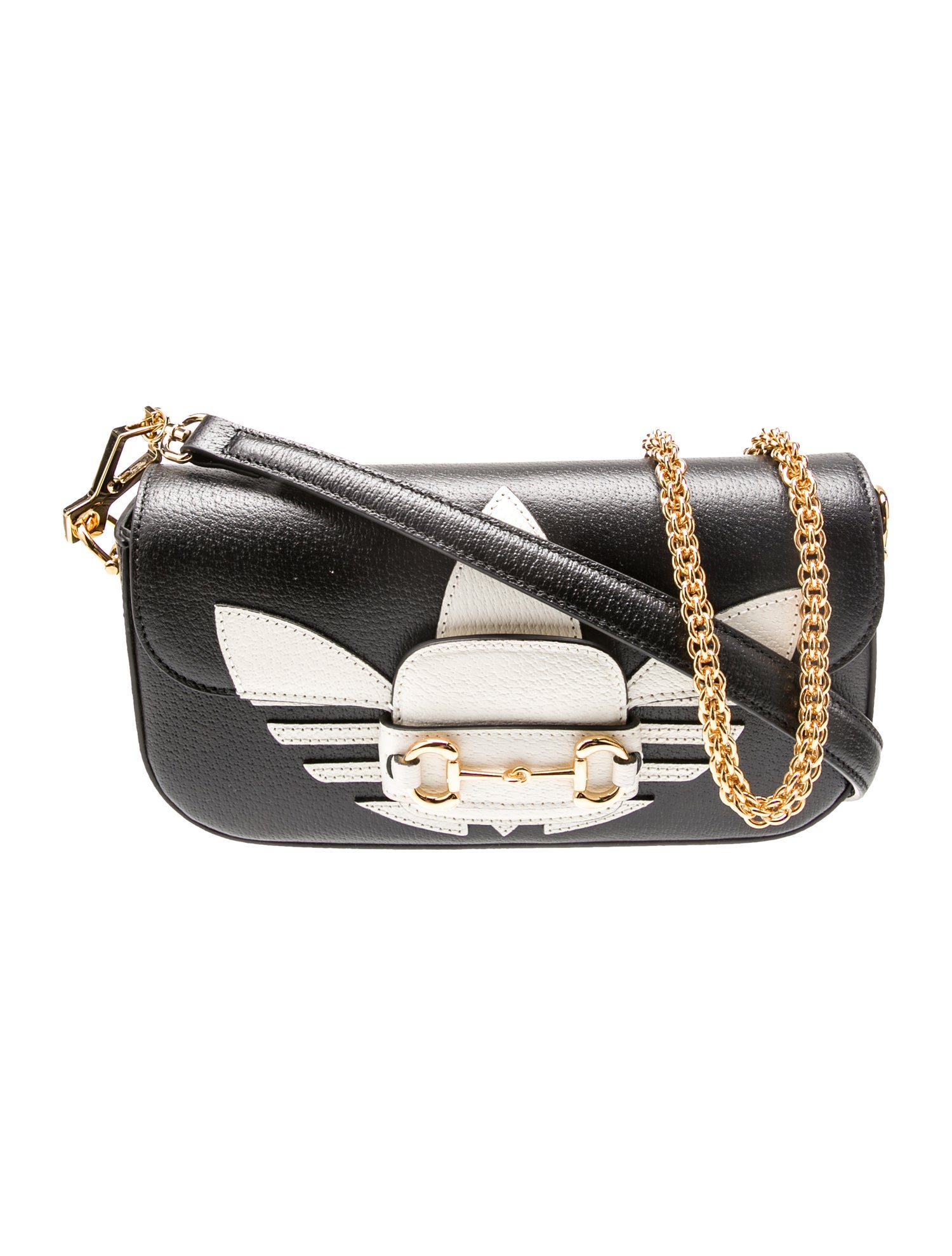 Gucci x Adidas Leather 1955 Horsebit Crossbody Bag