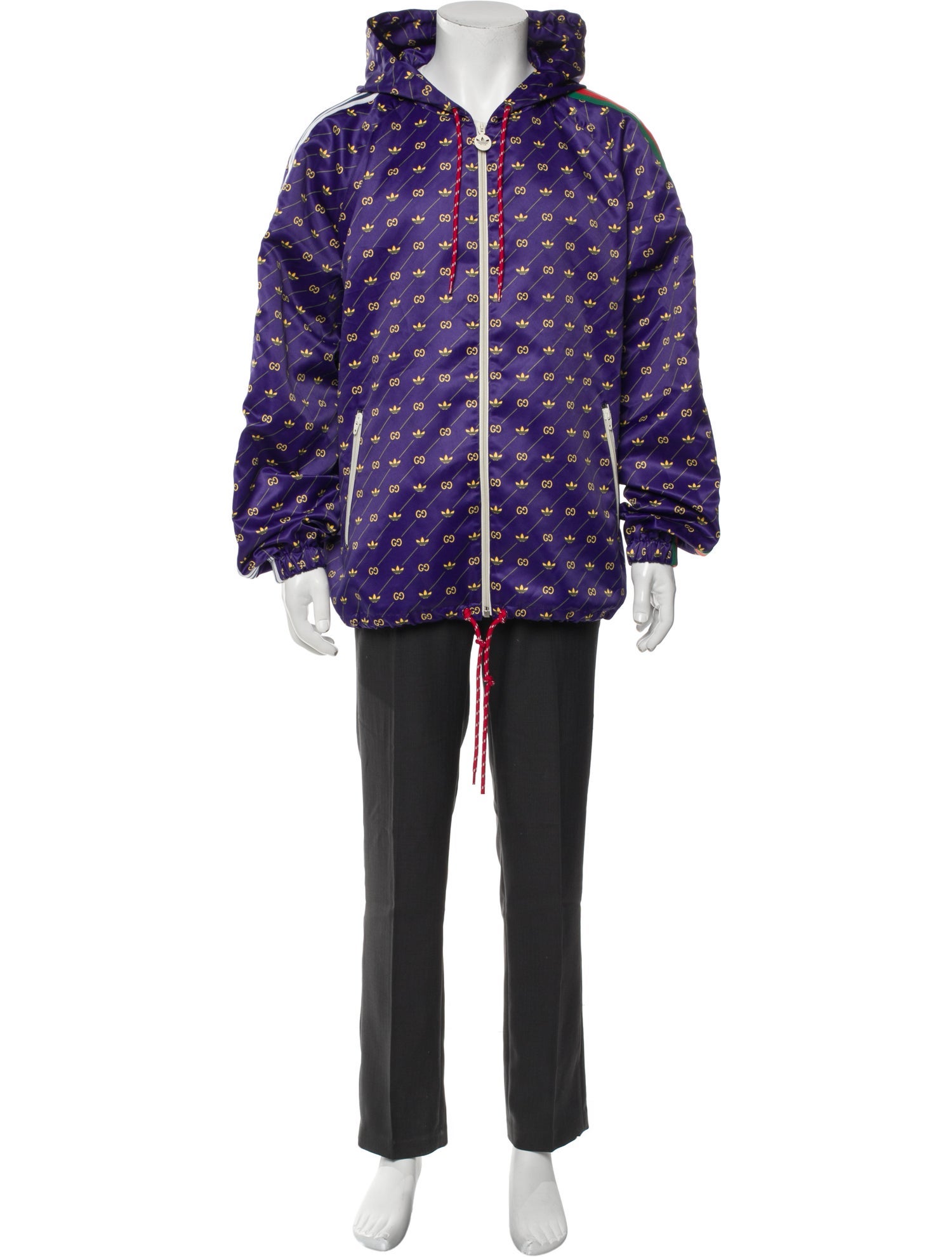 Gucci x Adidas 2023 Web Accent Parka