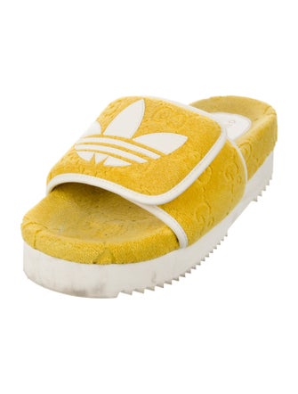 Gucci x Adidas 2022 GG Monogram Slides