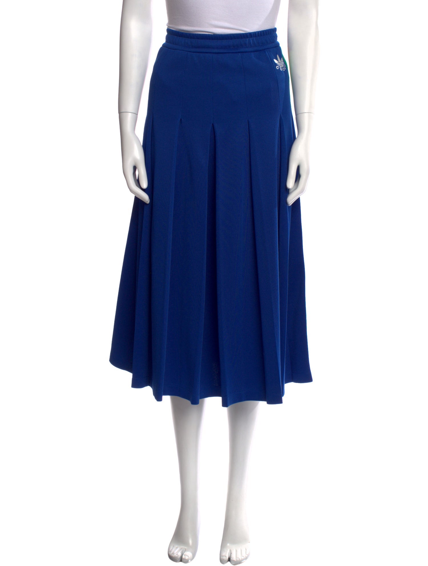 Gucci x Adidas Embroidered Accent Midi Length Skirt