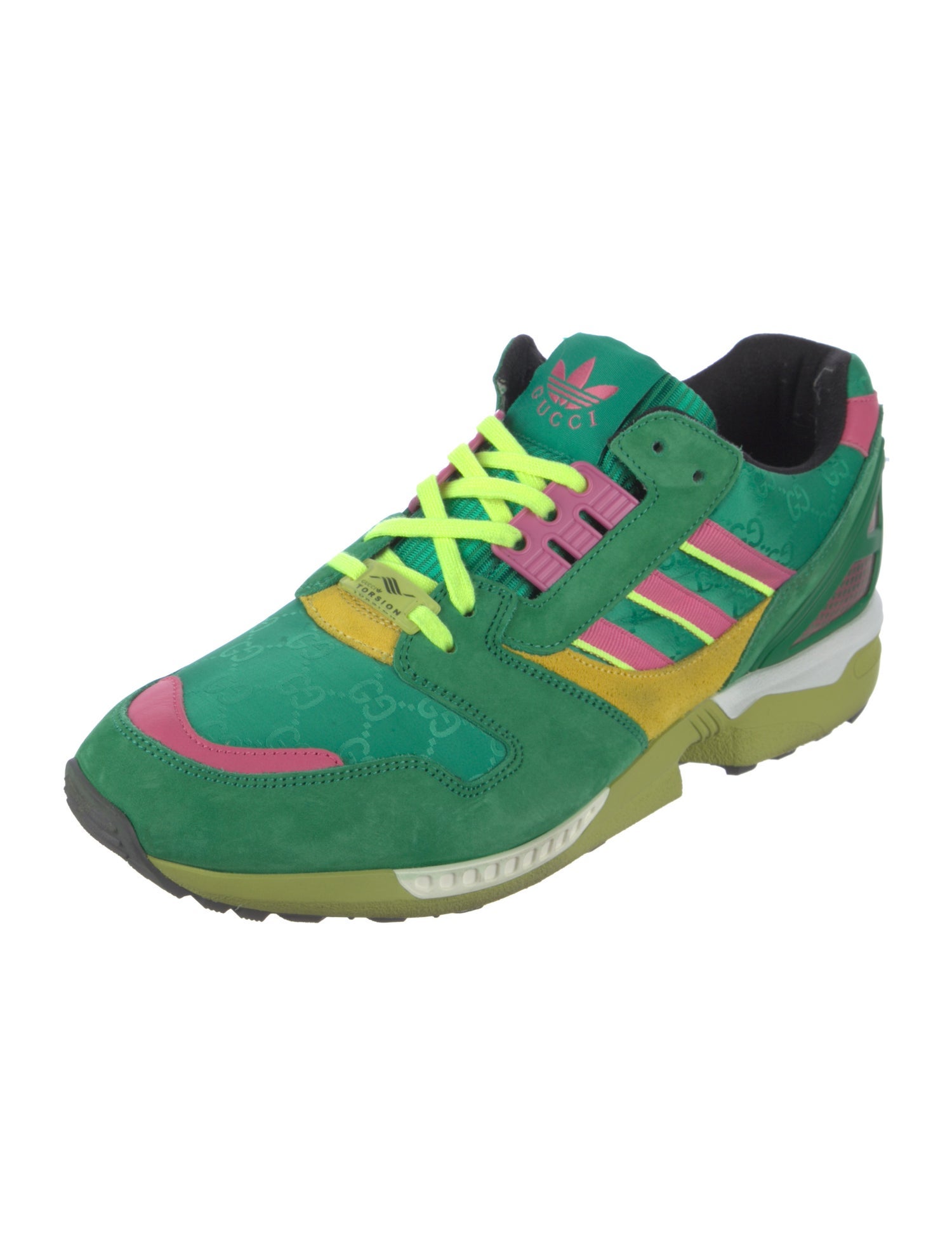 Gucci x Adidas ZX 8000 'GG Monogram' Athletic Sneakers