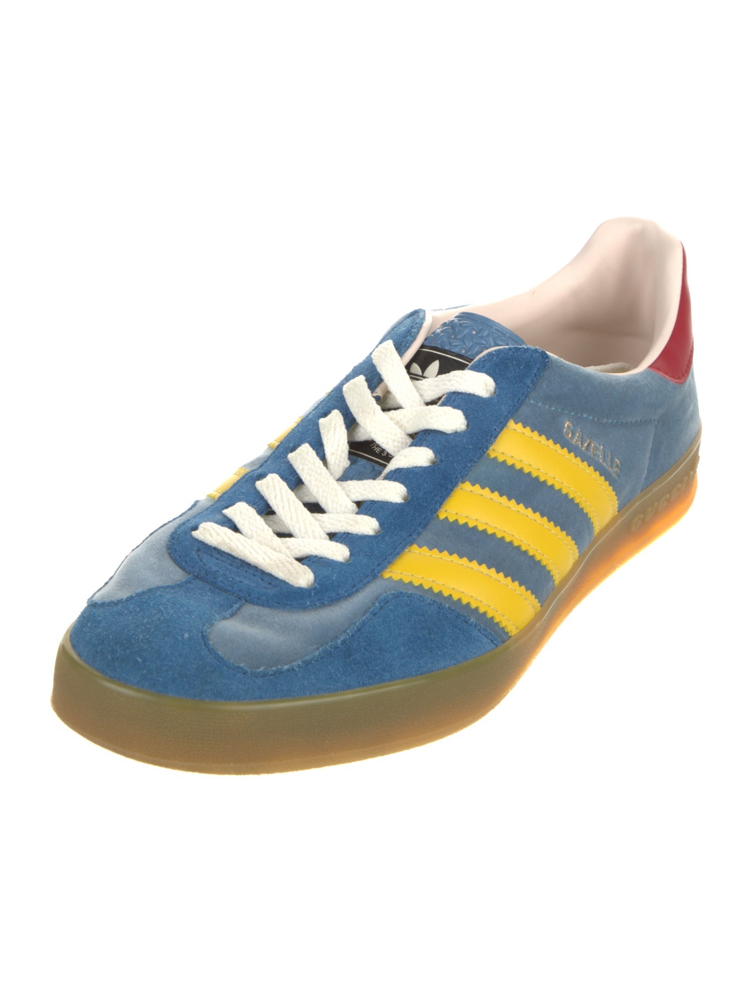 Gucci x Adidas Velvet Printed Sneakers