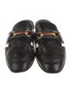Gucci x Adidas Web Accent Leather Slippers