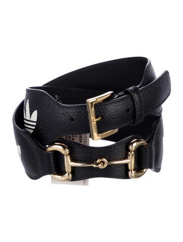Gucci x Adidas Belts 1955 Horsebit Accent Skinny Belt M