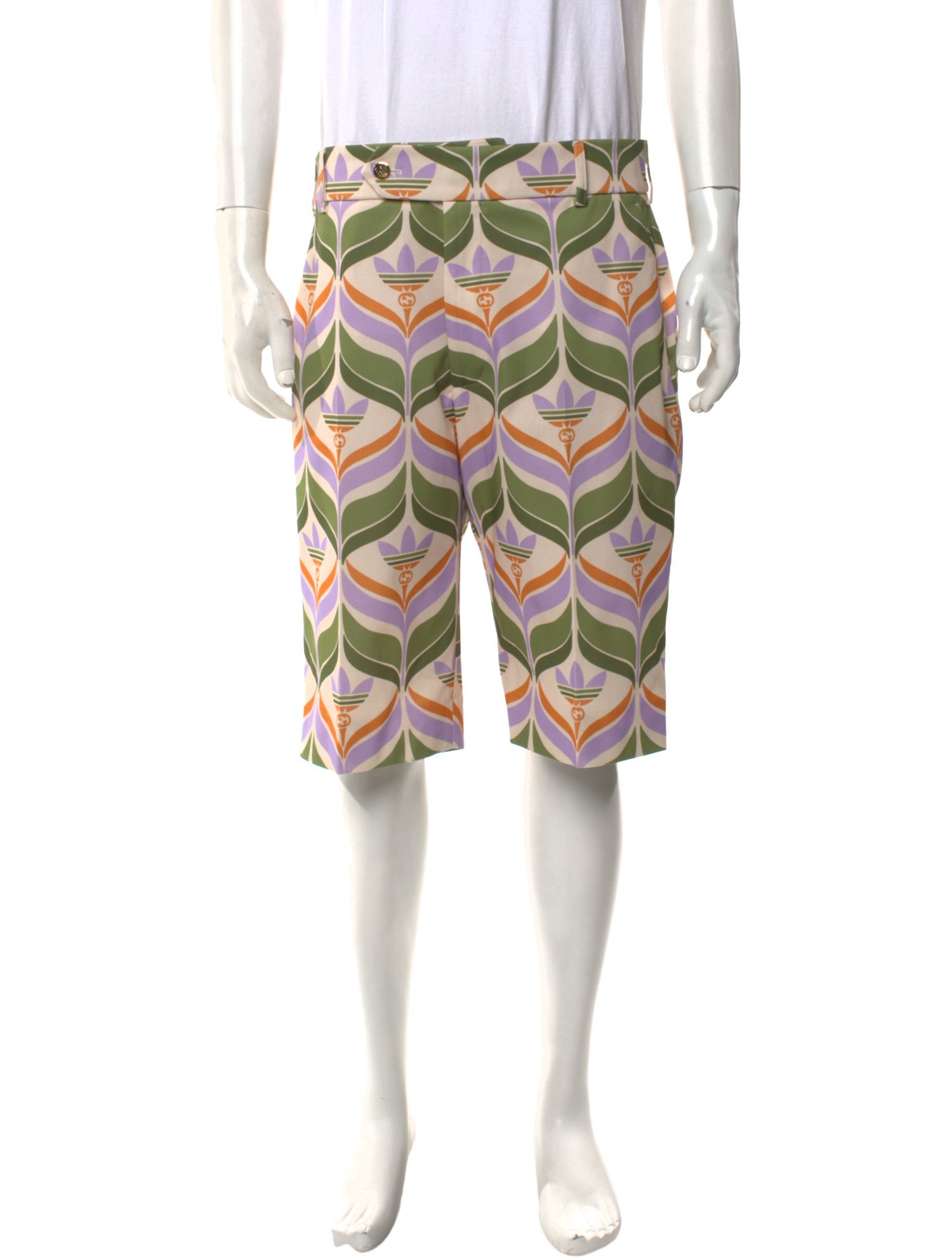 Gucci x Adidas 2022 Flat Front Shorts w/ Tags