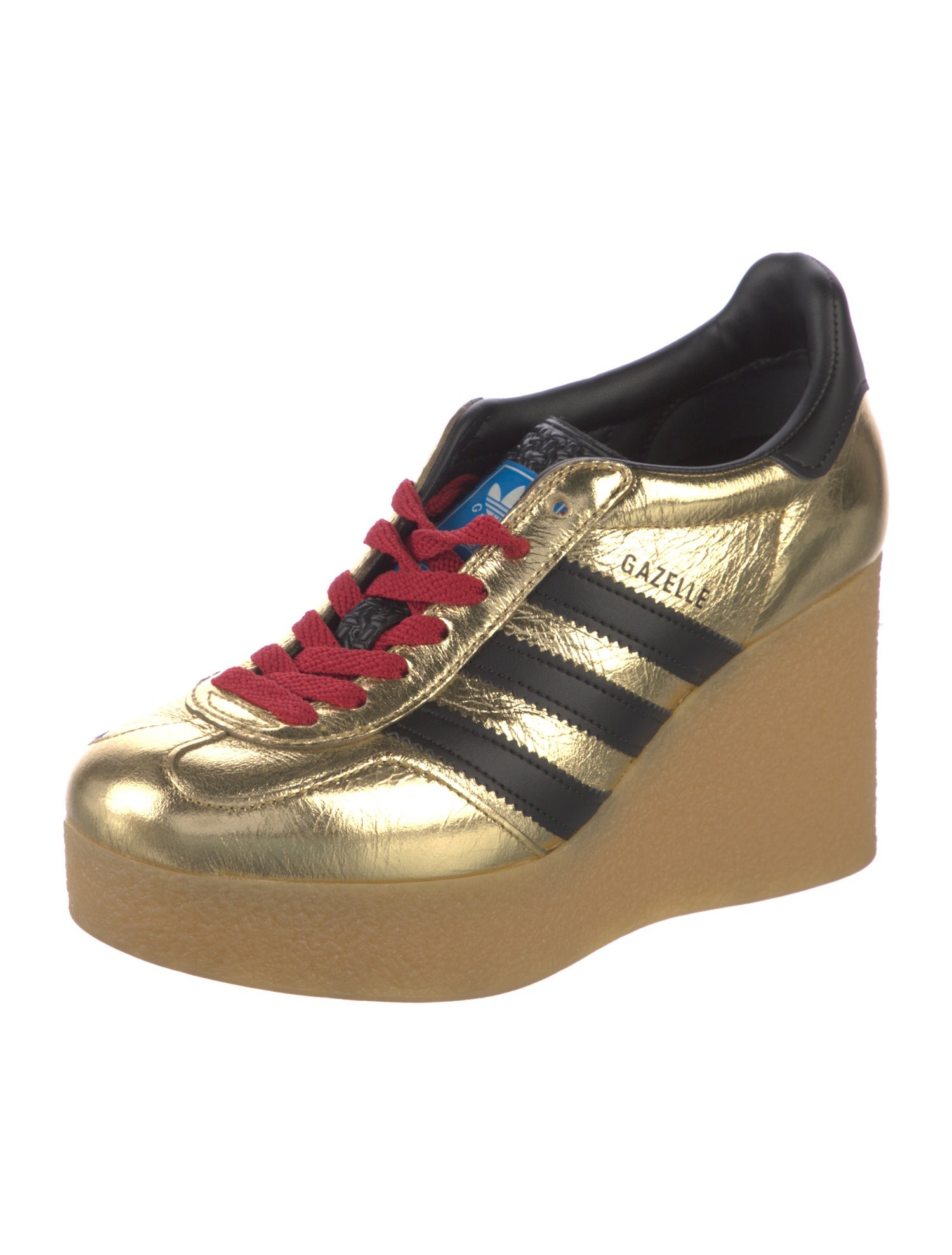 Gucci x Adidas Gazelle Wedge Sneakers