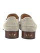 Gucci x Adidas Web Accent Suede Loafers