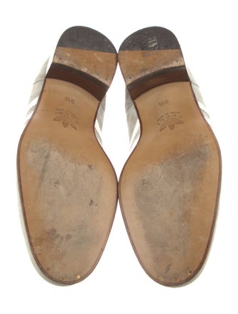 Gucci x Adidas Web Accent Suede Loafers