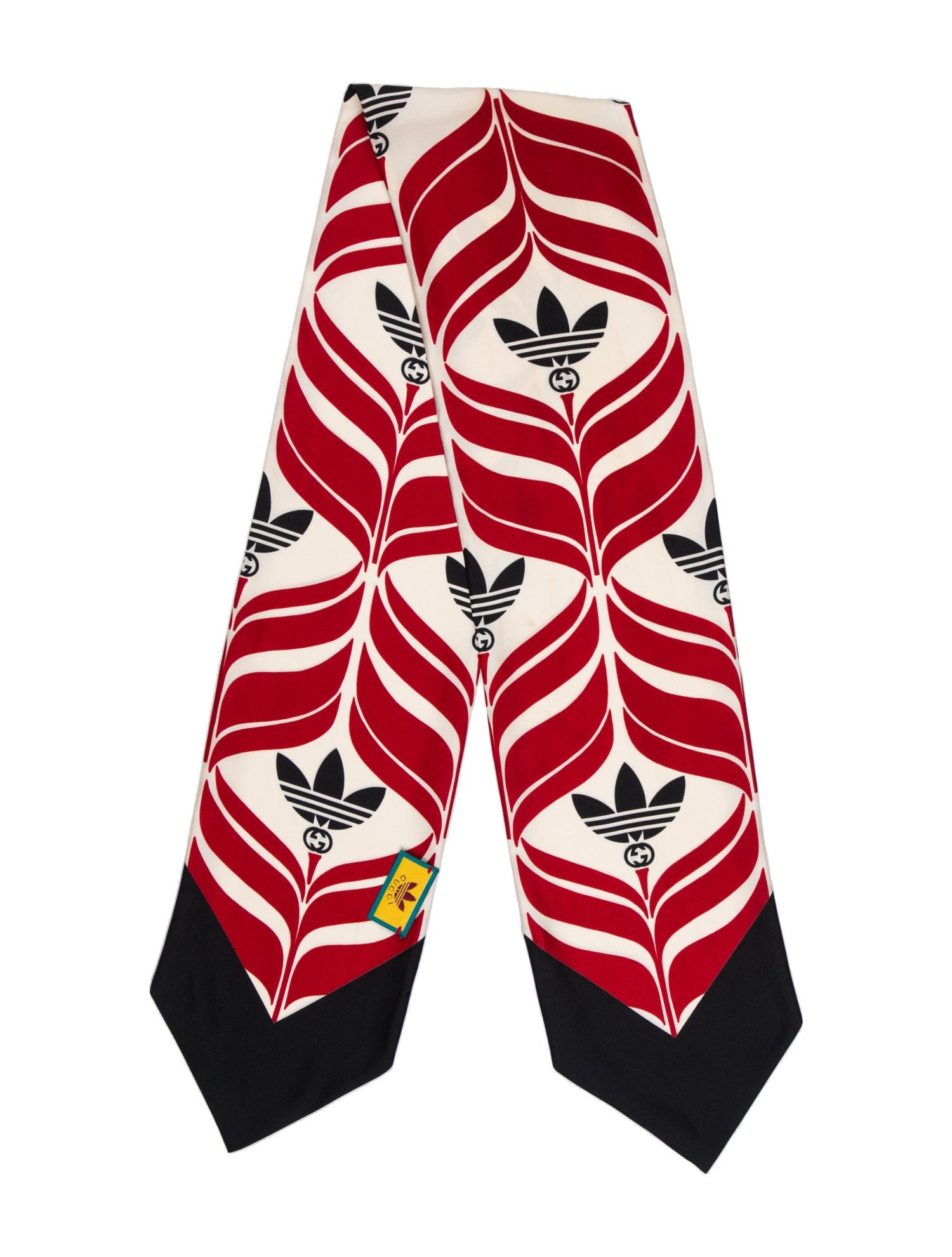 Gucci x Adidas Silk Printed Scarf