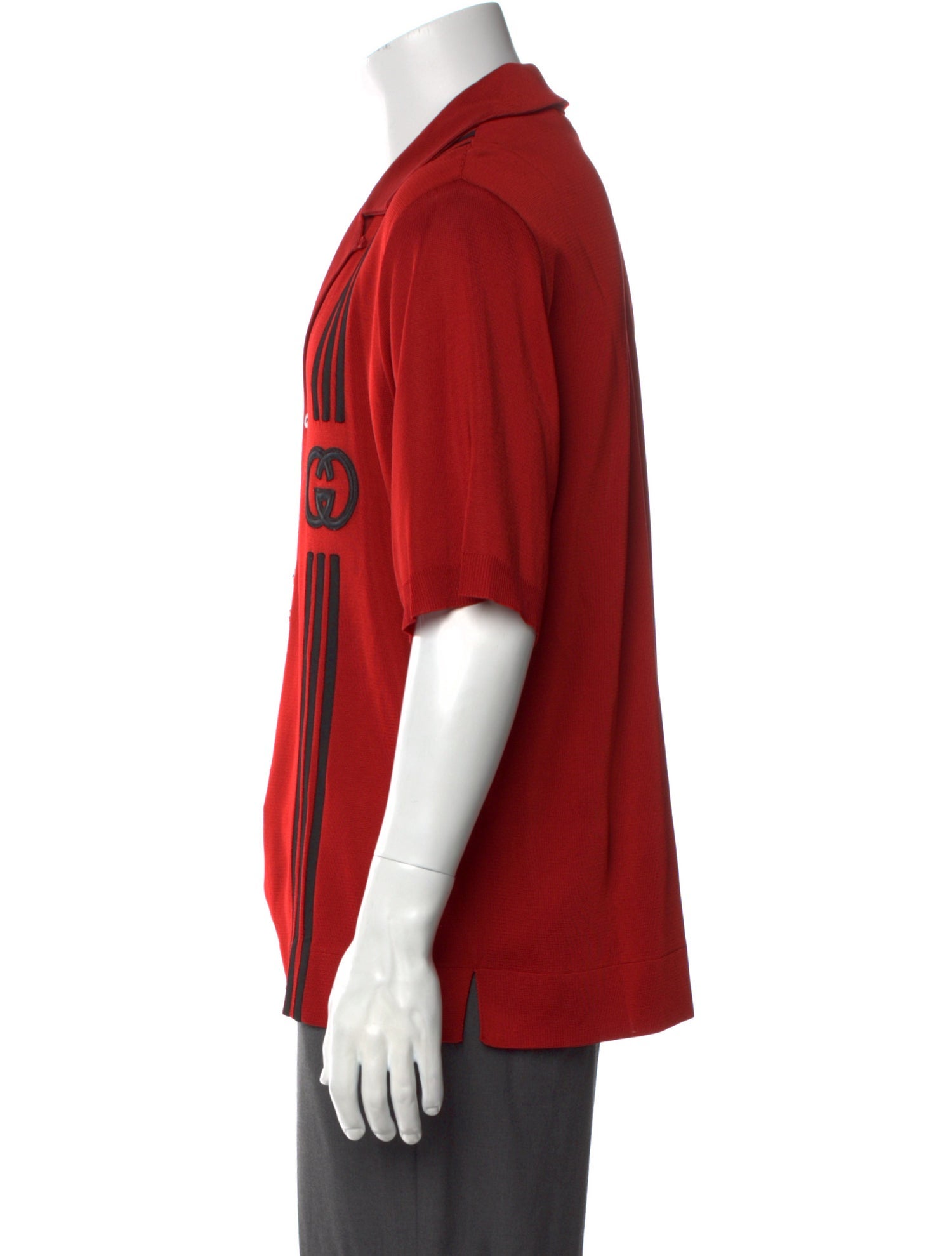 Gucci x Adidas Interlocking G Logo Short Sleeve Shirt