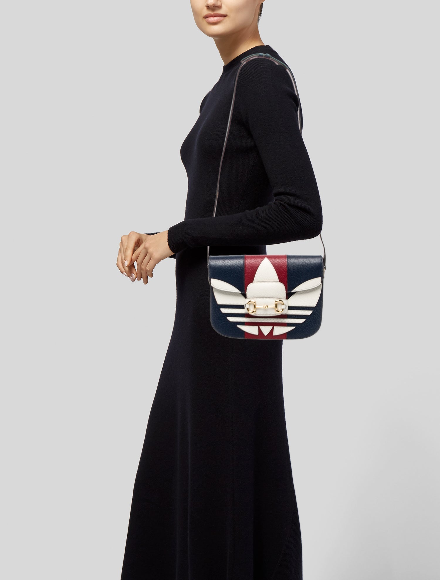 Gucci x Adidas Horsebit Shoulder Bag