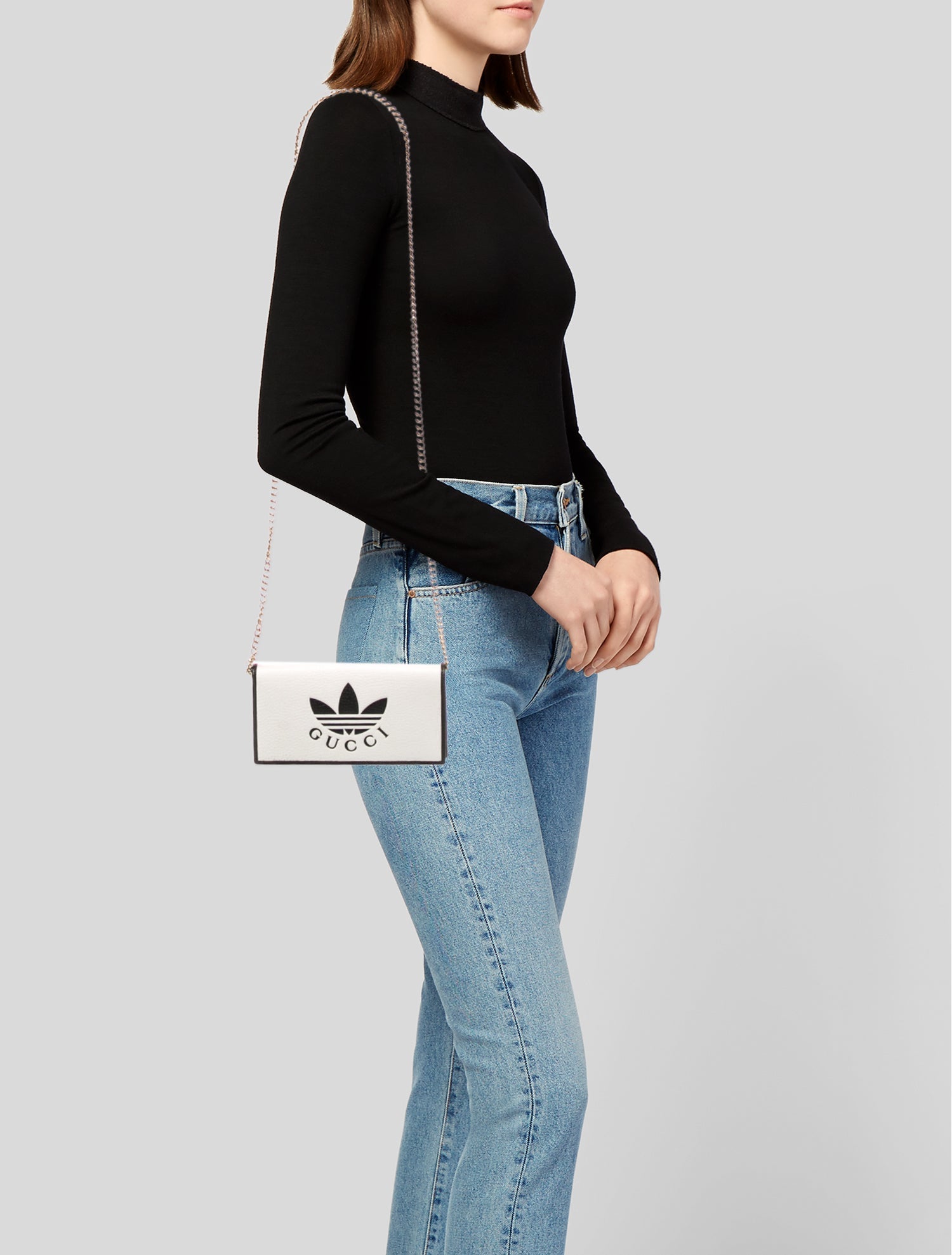 Gucci x Adidas Leather Clutch