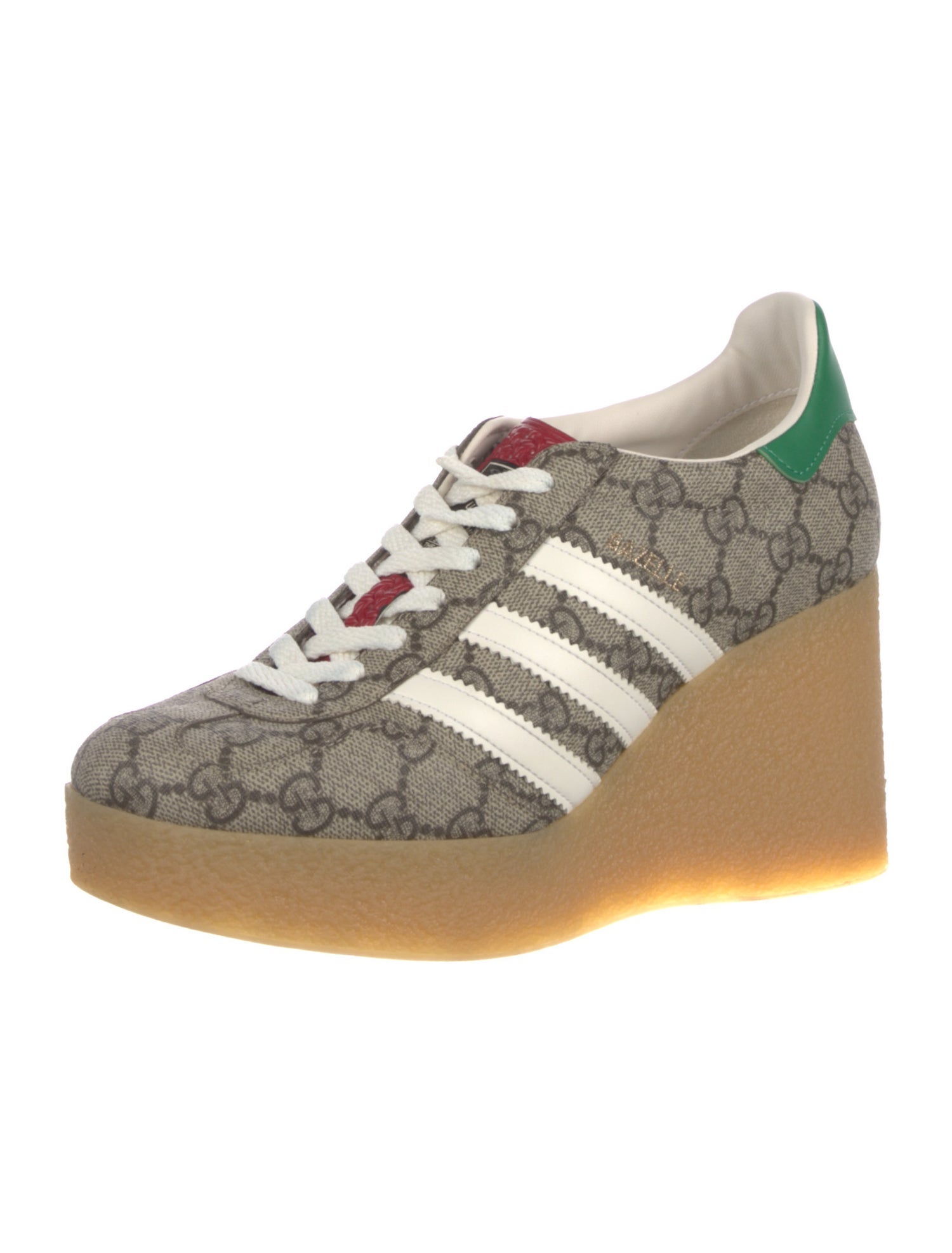 Gucci x Adidas Gazelle Wedge Sneakers