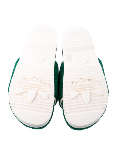 Gucci x Adidas 2022 GG Platform Slides