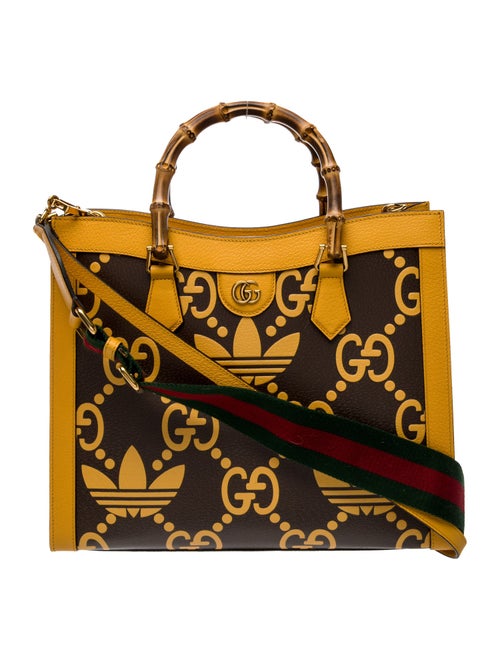 Gucci x Adidas Leather Top Handle Bag