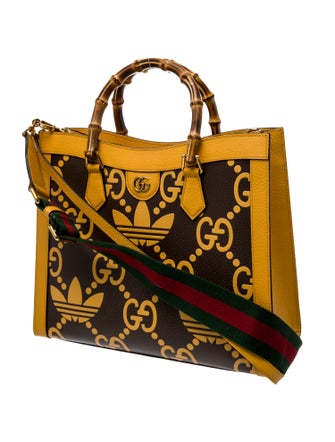Gucci x Adidas Leather Top Handle Bag