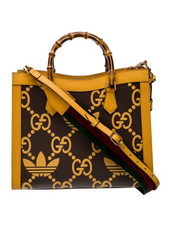 Gucci x Adidas Leather Top Handle Bag